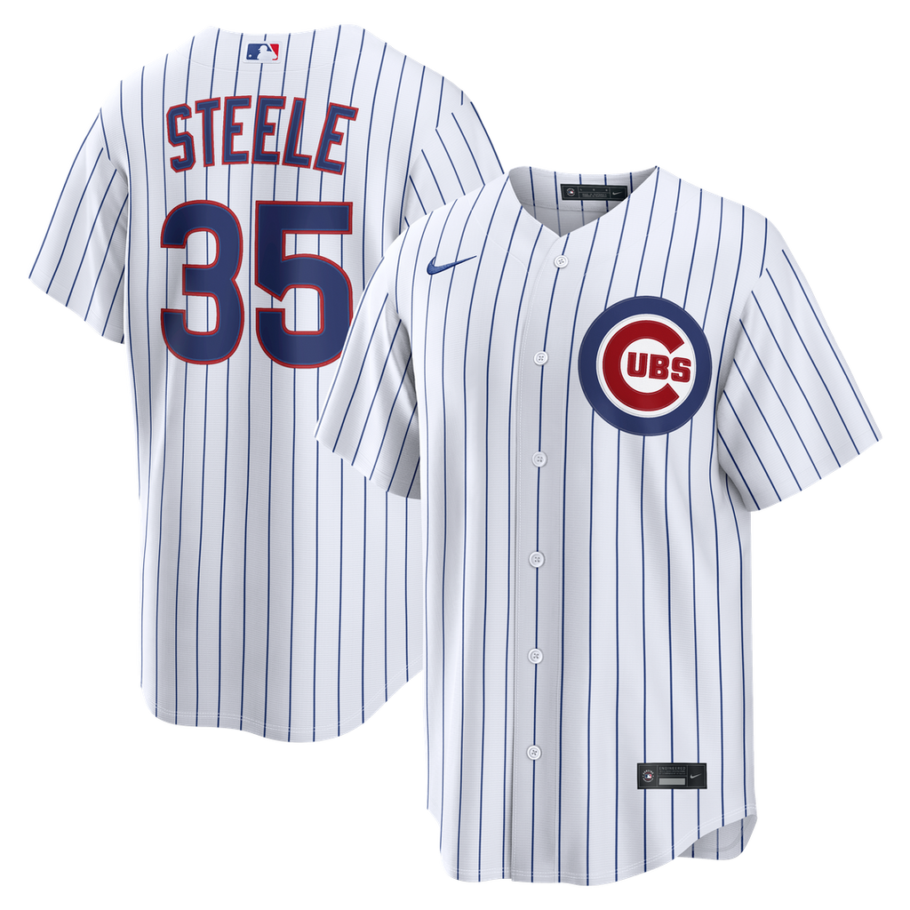 Chicago Cubs Nike Justin Steele Home Replica Baseball Jersey - White
