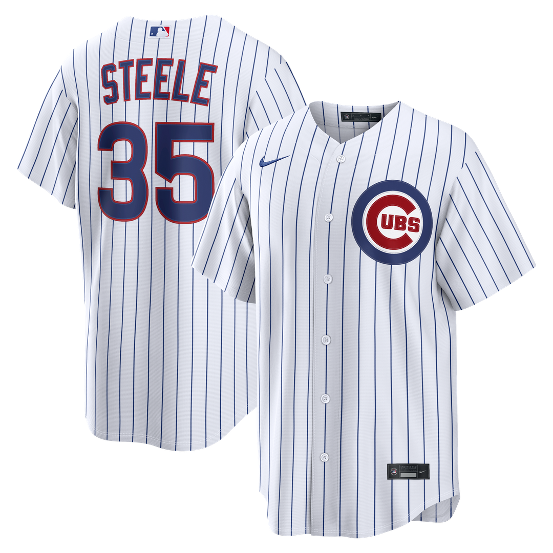 Chicago Cubs Nike Justin Steele Home Replica Baseball Jersey - White
