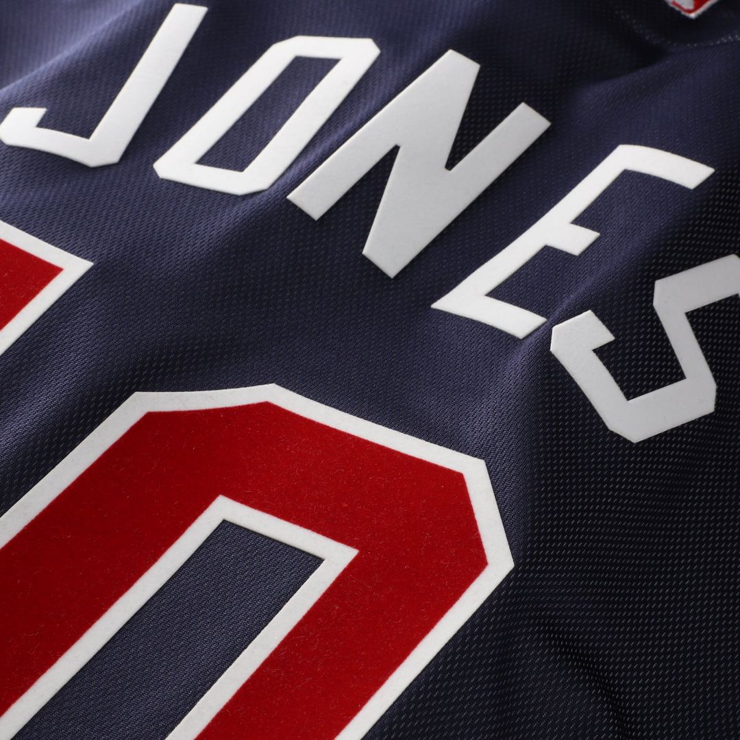 Atlanta Braves Mitchell & Ness Chipper Jones Authentic Batting Practice Baseball Jersey - Navy