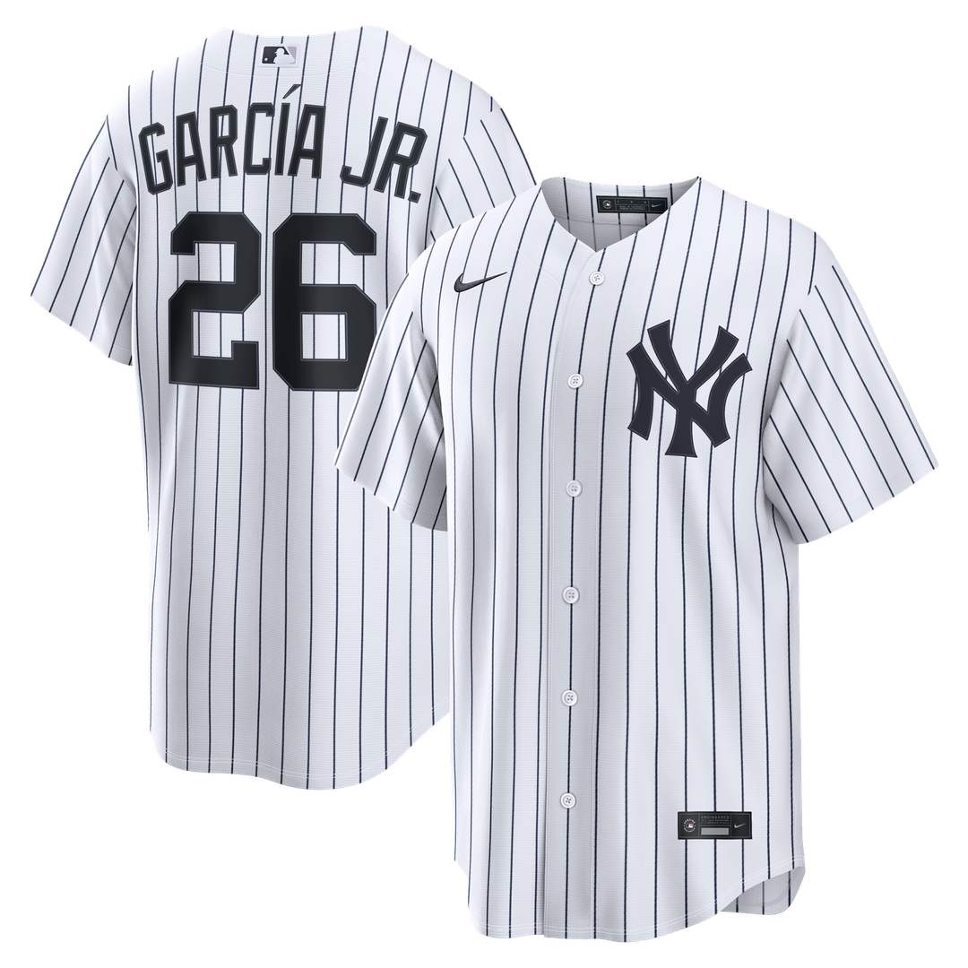 New York Yankees Nike Luis García Jr. Home Replica Baseball Jersey - White