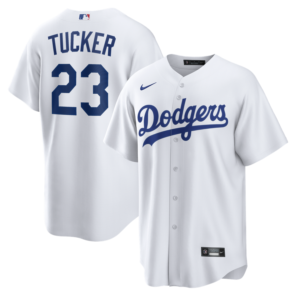 Los Angeles Dodgers Nike Kyle Tucker Home Replica Baseball Jersey - White