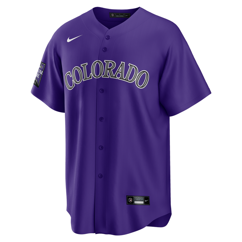 Colorado Rockies Nike Alternate Replica Team Baseball Jersey - Purple