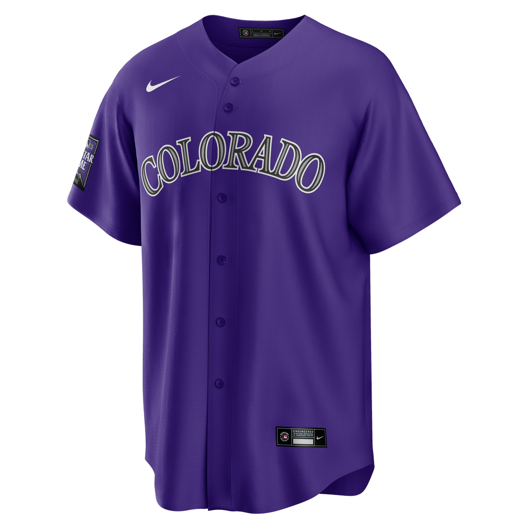 Colorado Rockies Nike Alternate Replica Team Baseball Jersey - Purple