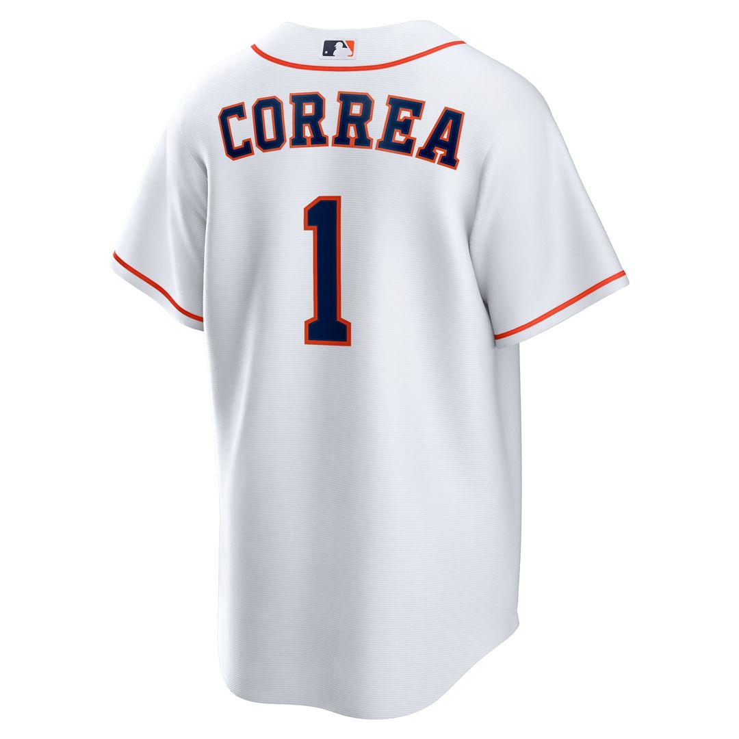 Houston Astros Nike Carlos Correa Home Replica Baseball Jersey - White