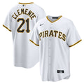 Pittsburgh Pirates Nike Roberto Clemente Home Replica Player Name Baseball Jersey - White