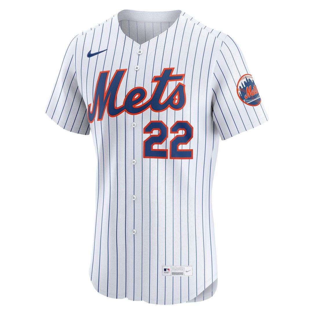 New York Mets Nike Juan Soto Home Elite Baseball Jersey - White