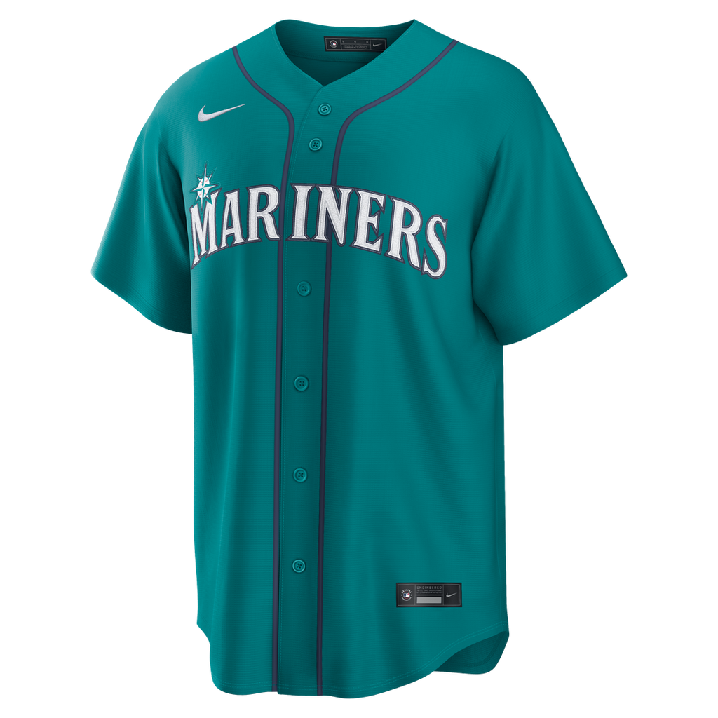 Seattle Mariners Nike Cal Raleigh Alternate Replica Baseball Jersey - Teal