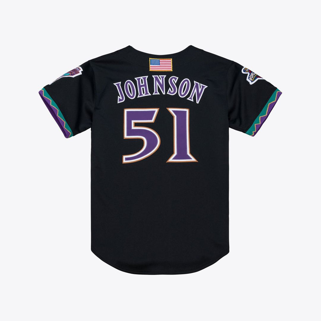 Arizona Diamondbacks Mitchell & Ness Randy Johnson 2001 Authentic Baseball Jersey - Black