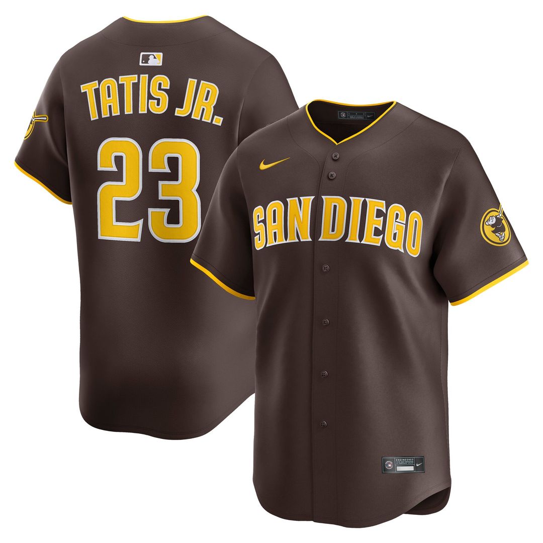 San Diego Padres Nike Fernando Tatis Jr. Road Limited Baseball Jersey - Brown