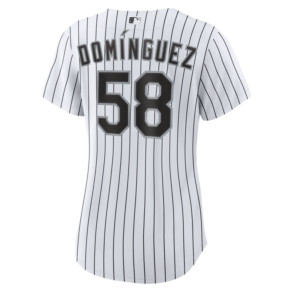 Chicago White Sox Nike Women's Seranthony Domínguez Home Replica Baseball Jersey - White