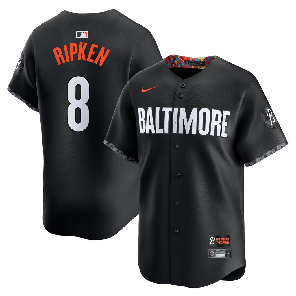 Baltimore Orioles Nike Cal Ripken Jr. City Connect Limited Baseball Jersey - Black