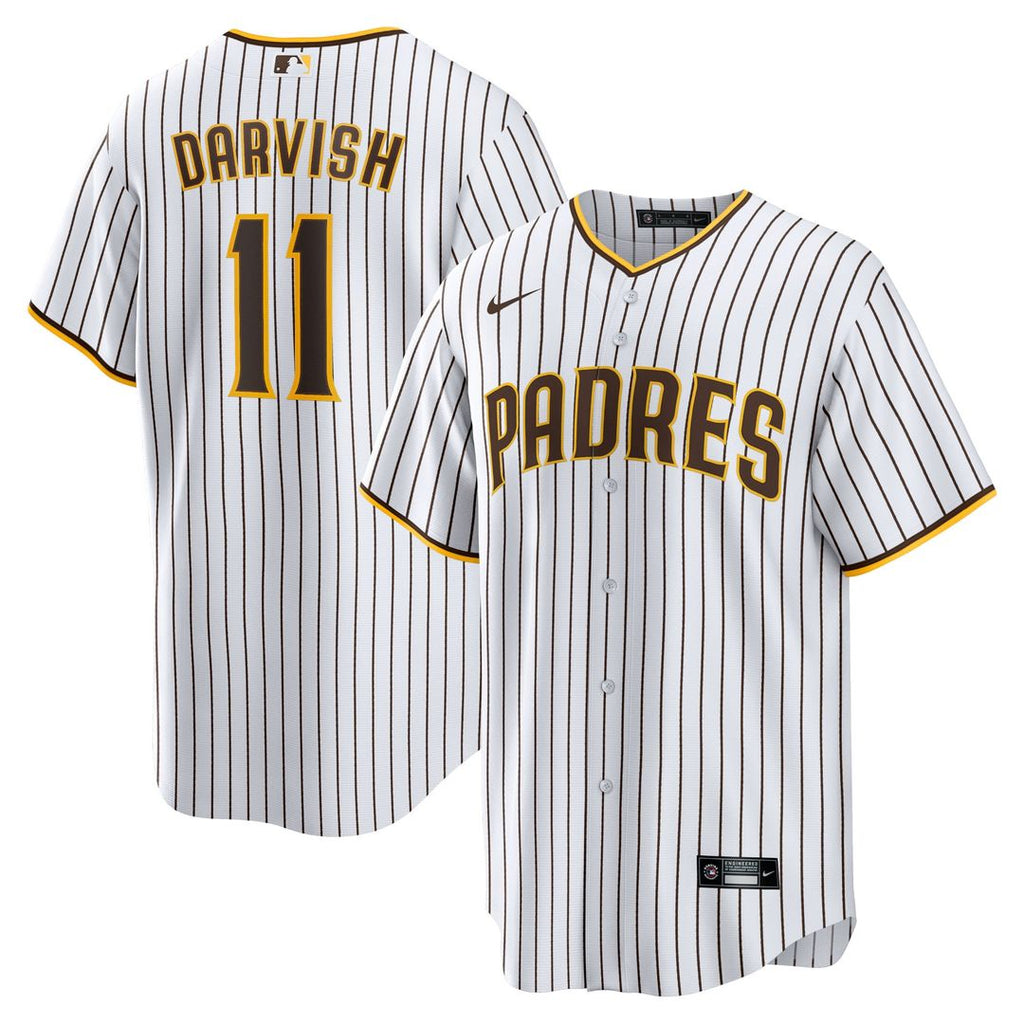 San Diego Padres Nike Yu Darvish Home Replica Baseball Jersey - White