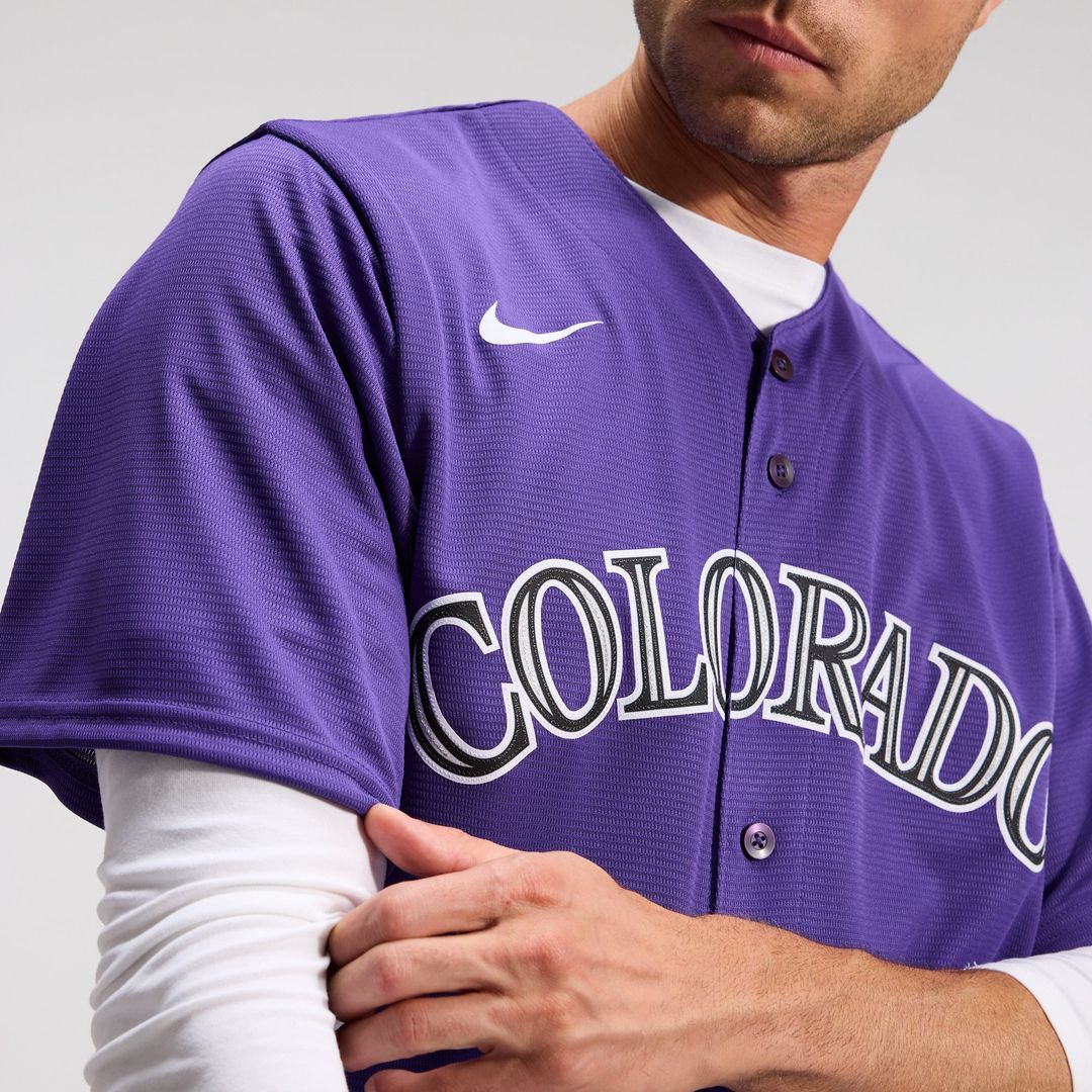 Colorado Rockies Nike Home Replica Team Baseball Jersey - White