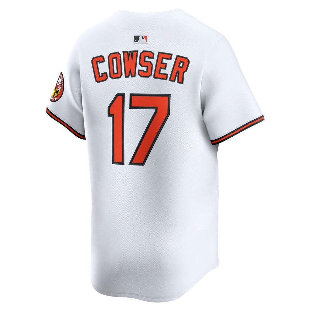 Baltimore Orioles Nike Colton Cowser Home Limited Baseball Jersey - White