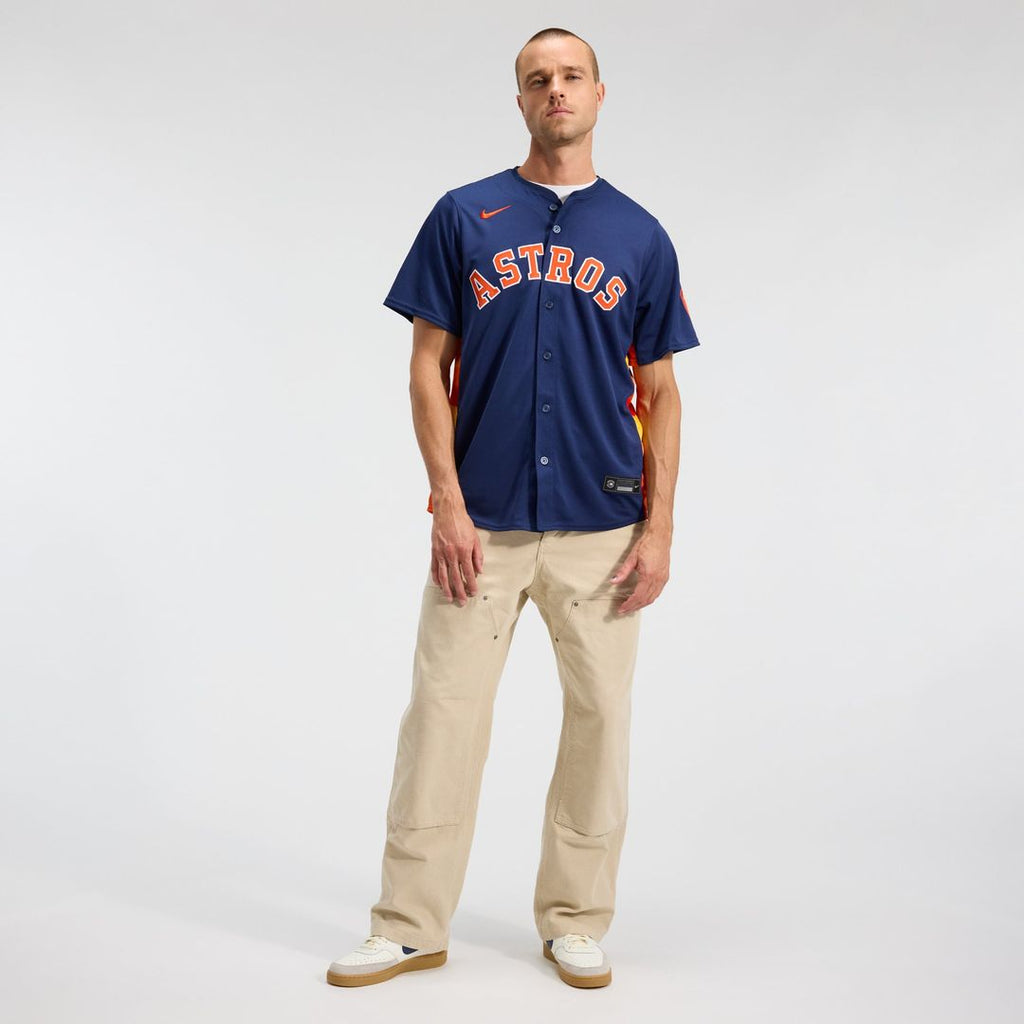 Houston Astros Nike Jose Altuve Alternate Limited Baseball Jersey - Navy