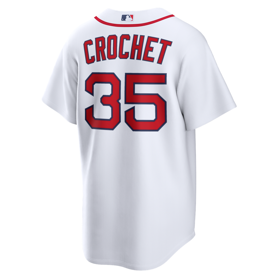 Boston Red Sox Nike Garrett Crochet Home Replica Baseball Jersey - White