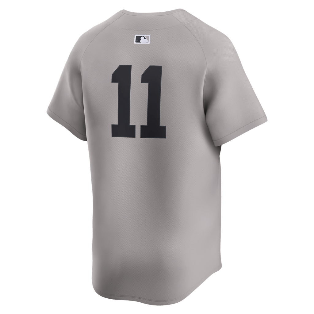 New York Yankees Nike Anthony Volpe Road Limited Baseball Jersey - Gray