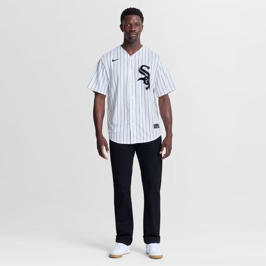 Chicago White Sox Nike Huascar Brazoban Home Replica Baseball Jersey - White
