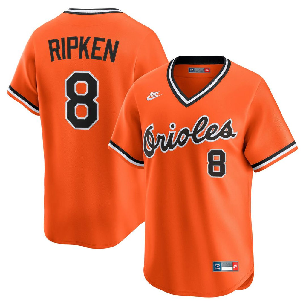 Baltimore Orioles Nike Cal Ripken Sr. Throwback Cooperstown Collection Limited Baseball Jersey - Orange
