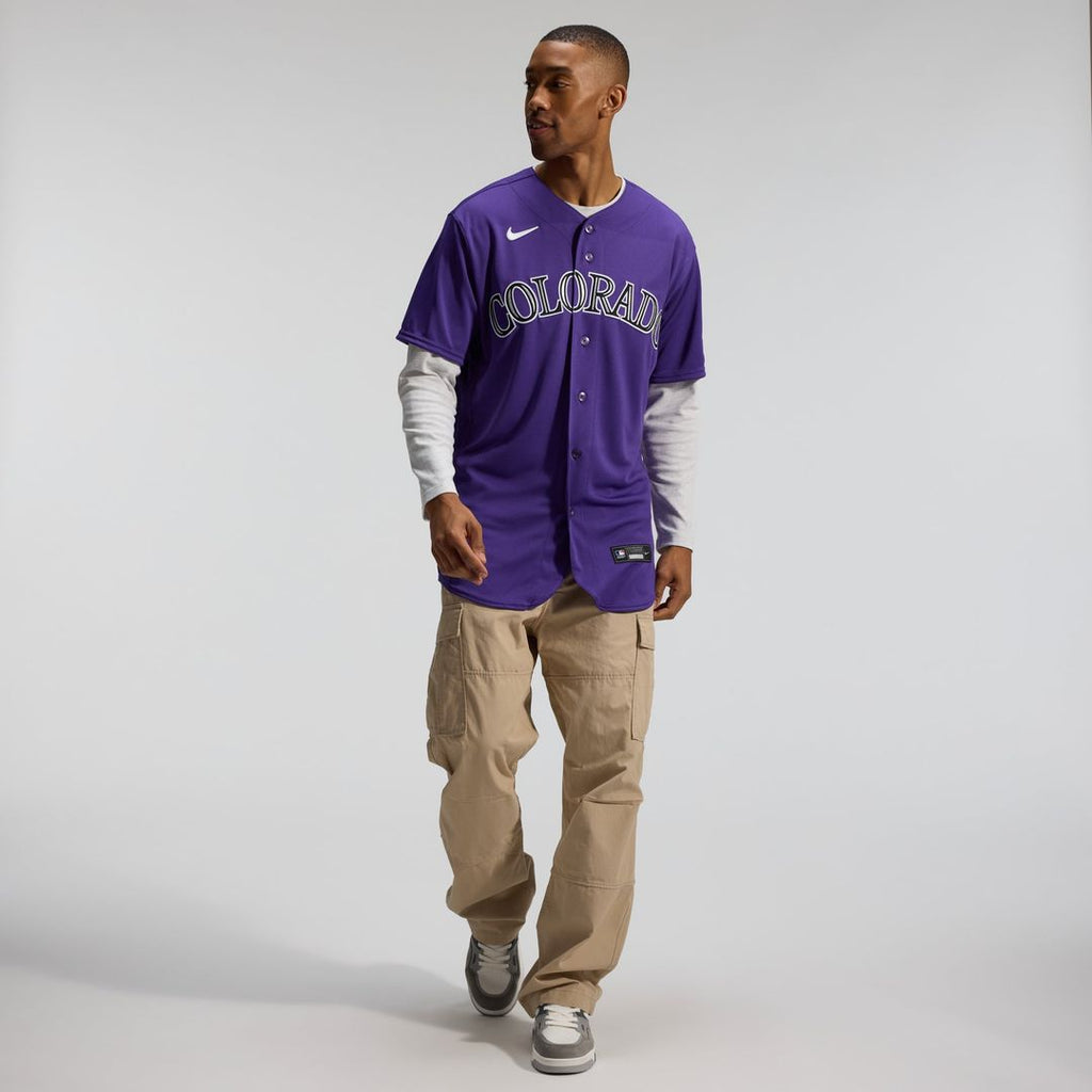 Colorado Rockies Nike Alternate Authentic Baseball Jersey - Purple