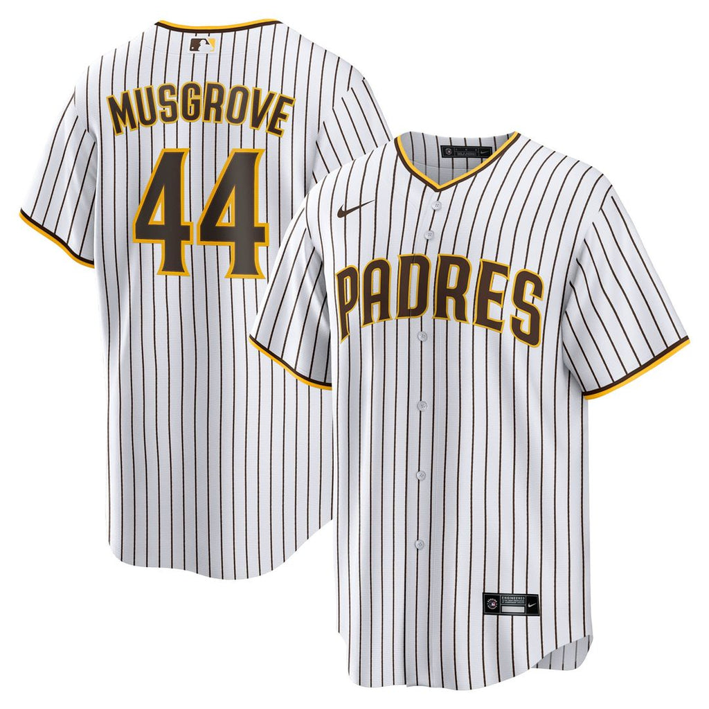 San Diego Padres Nike Joe Musgrove Home Replica Baseball Jersey - White