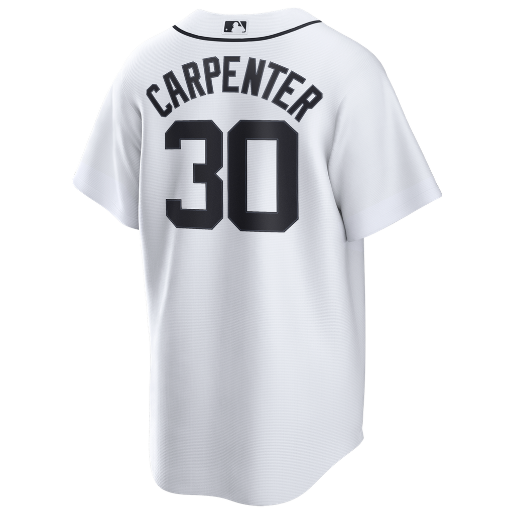 Detroit Tigers Nike Kerry Carpenter Home Replica Baseball Jersey - White