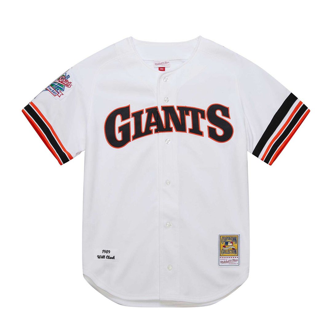 San Francisco Giants Mitchell & Ness Will Clark Cooperstown Collection 1989 Authentic Baseball Jersey - White