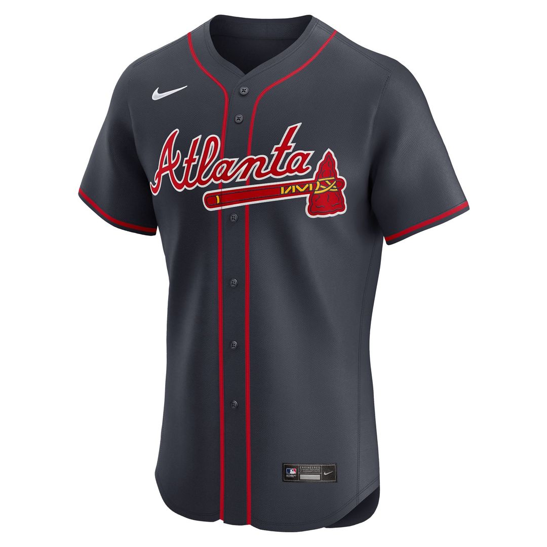 Atlanta Braves Nike Ronald Acuña Jr. Home Elite Baseball Jersey - White