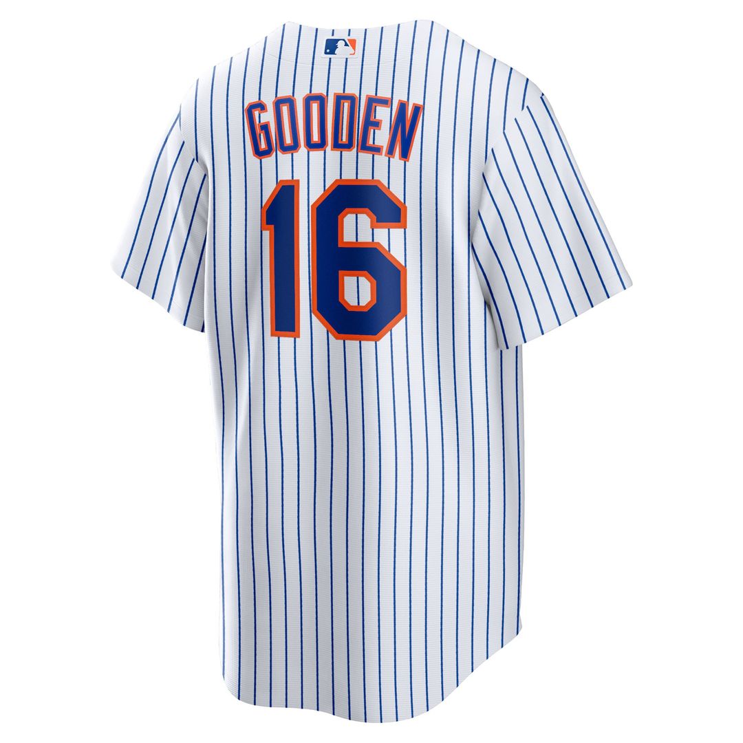 New York Mets Nike Dwight Gooden Home Replica Baseball Jersey - White