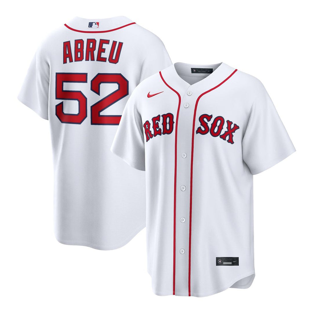 Boston Red Sox Nike Wilyer Abreu Home Replica Baseball Jersey - White