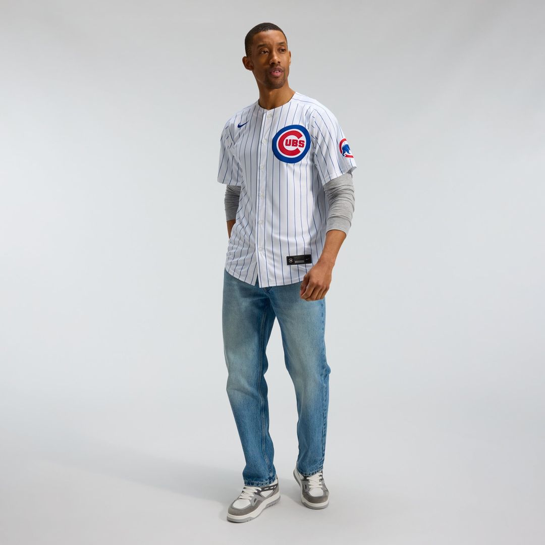 Chicago Cubs Nike Dansby Swanson Home Limited Baseball Jersey - White