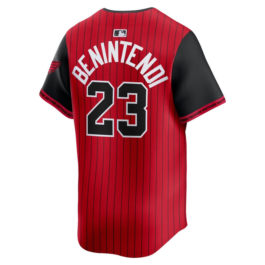 Chicago White Sox Nike Andrew Benintendi 2025 City Connect Limited Baseball Jersey - Red/Black