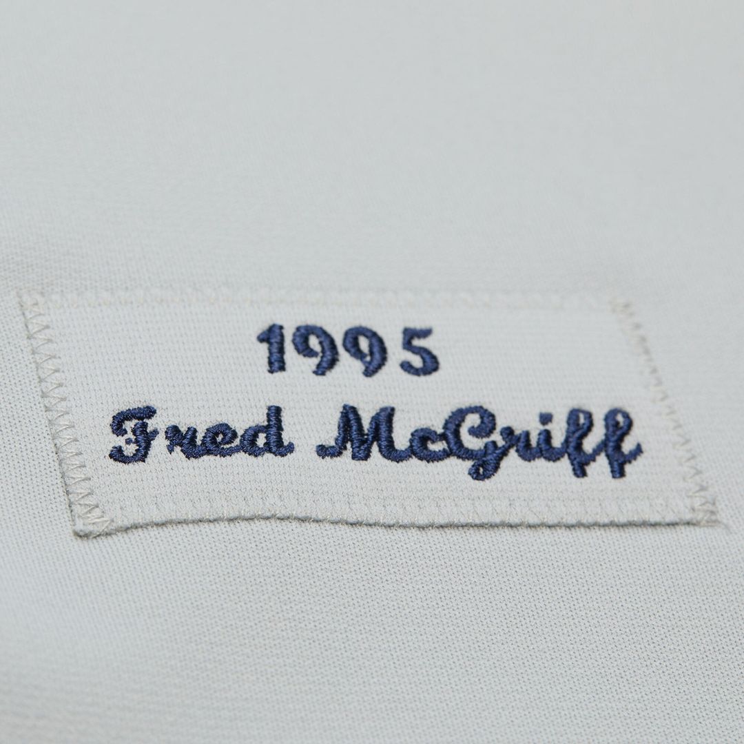 Atlanta Braves Mitchell & Ness Fred McGriff 1995 Throwback Authentic Baseball Jersey - Gray
