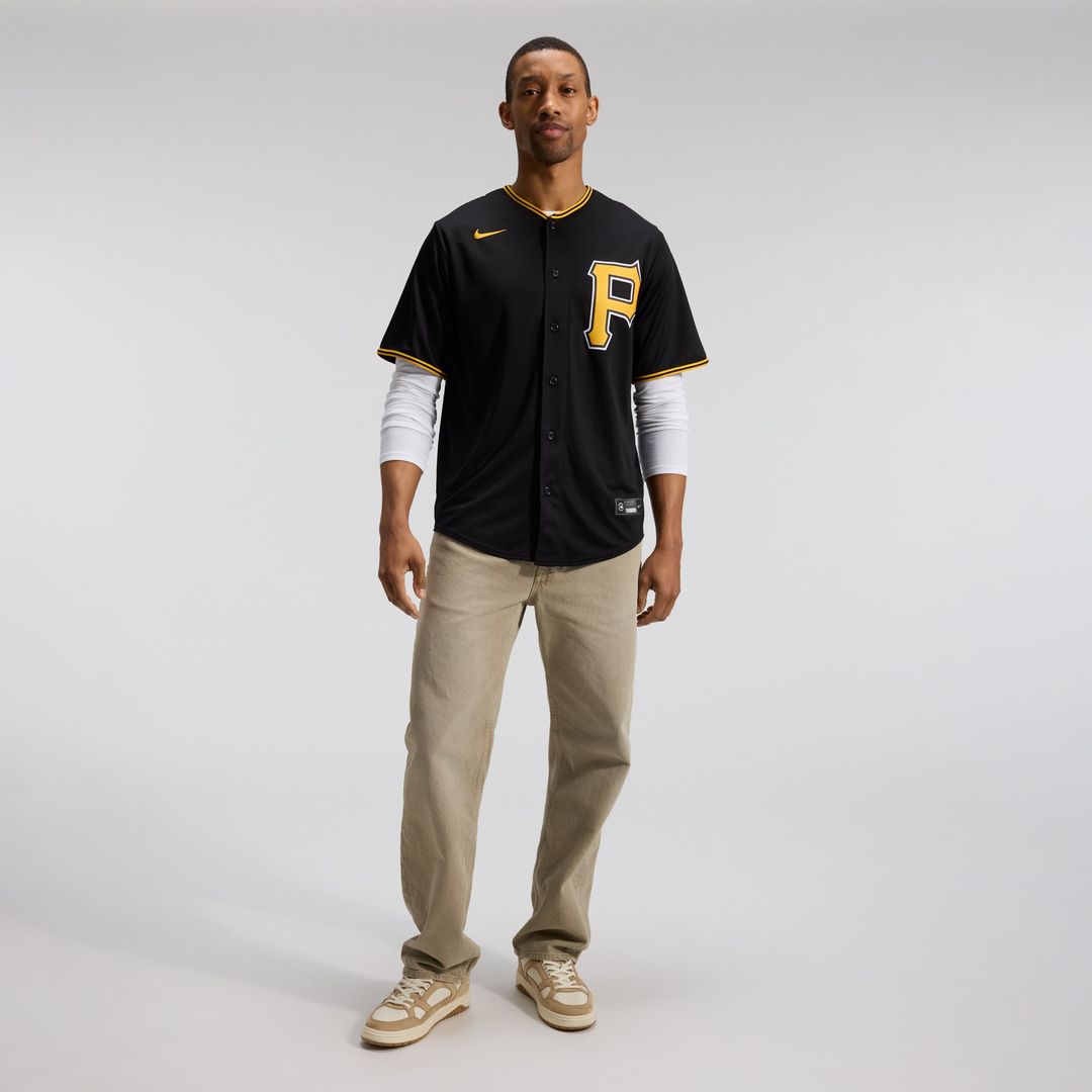Pittsburgh Pirates Nike Home Replica Team Baseball Jersey - White
