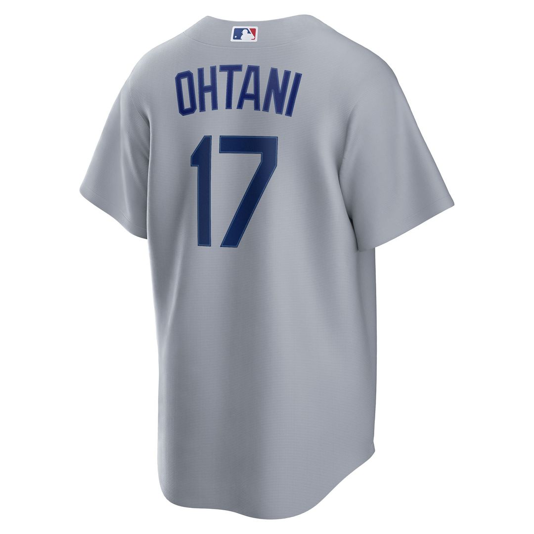 Los Angeles Dodgers Nike Shohei Ohtani Road Replica Baseball Jersey - Gray