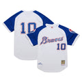 Atlanta Braves Mitchell & Ness Chipper Jones 2004 Cooperstown Collection Authentic Throwback Baseball Jersey - White