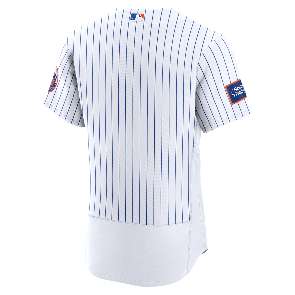 New York Mets Nike Alternate Sponsor Patch Authentic Baseball Jersey - Black