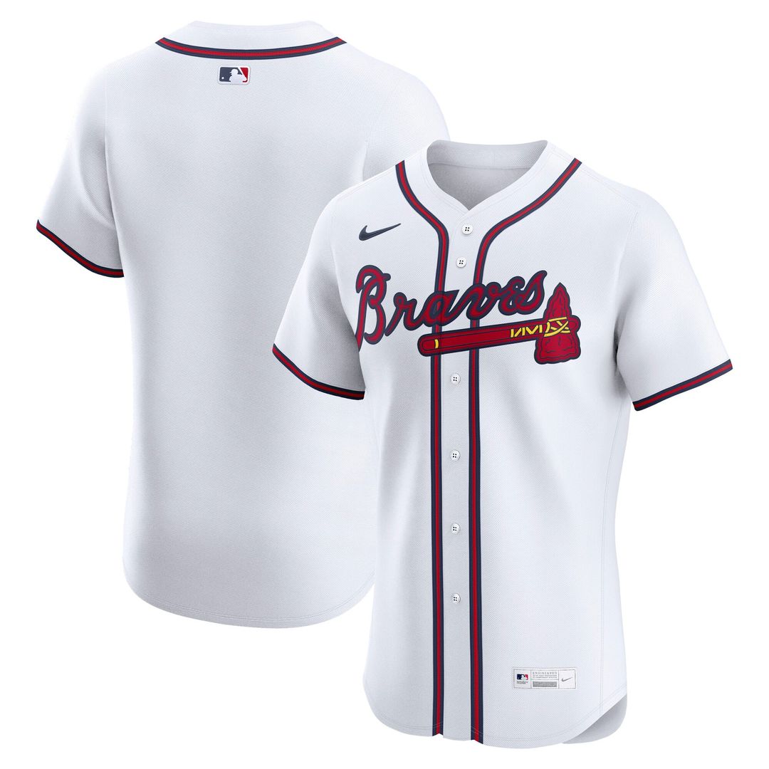 Atlanta Braves Nike Alternate Elite Baseball Jersey - Red