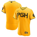 Pittsburgh Pirates Nike City Connect Authentic Baseball Jersey - Gold
