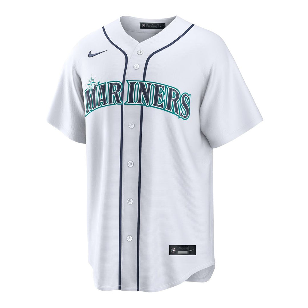 Seattle Mariners Nike Dominic Canzone Home Replica Baseball Jersey - White