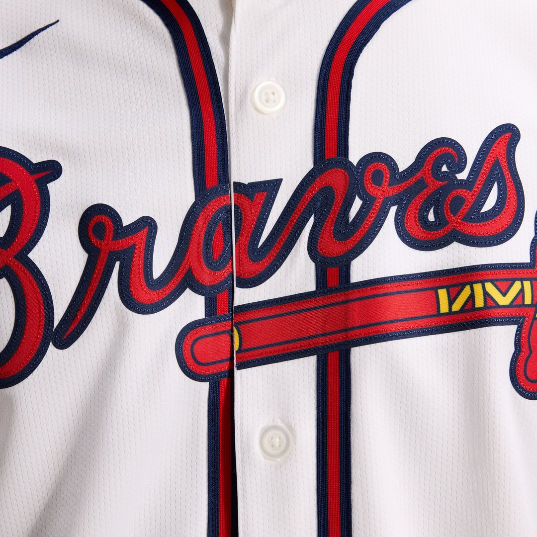 Atlanta Braves Nike Home Limited Baseball Jersey - White