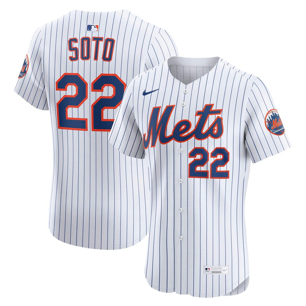New York Mets Nike Juan Soto Home Elite Baseball Jersey - White