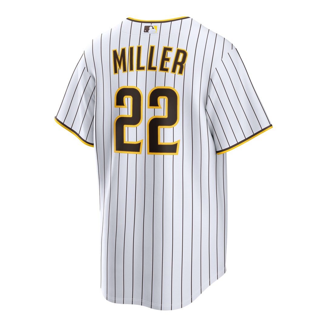 San Diego Padres Nike Mason Miller Home Replica Baseball Jersey - White