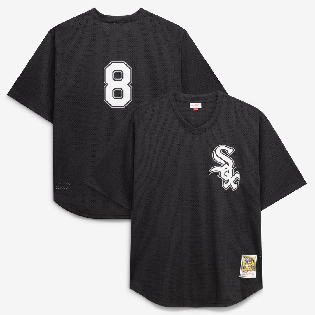 Chicago White Sox Mitchell & Ness Bo Jackson Cooperstown Collection Big & Tall Mesh Batting Practice Baseball Jersey - Black