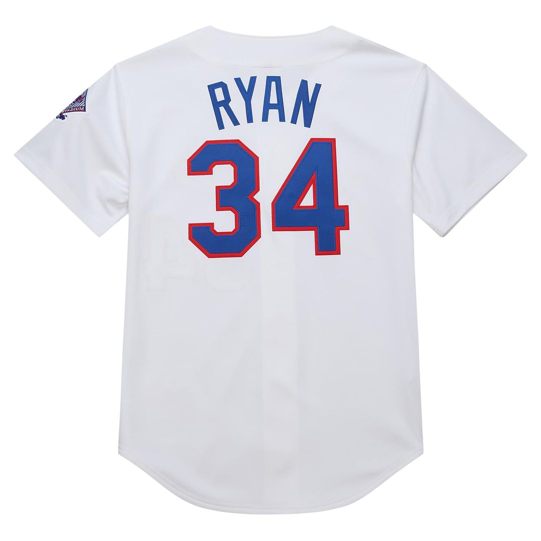 Texas Rangers Mitchell & Ness Nolan Ryan 1993 Cooperstown Collection Authentic Baseball Jersey - White