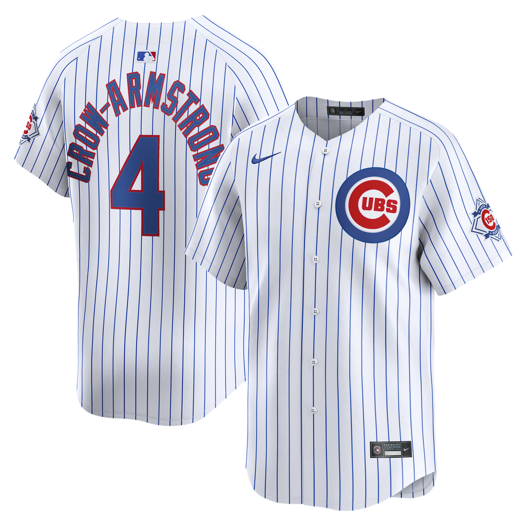 Chicago Cubs Nike Pete Crow-Armstrong 150th Anniversary Limited Baseball Jersey - White