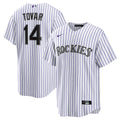 Colorado Rockies Nike Ezequiel Tovar Home Replica Baseball Jersey - White