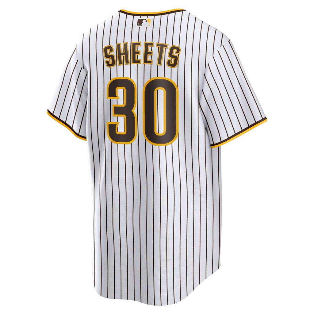 San Diego Padres Nike Gavin Sheets Home Replica Baseball Jersey - White
