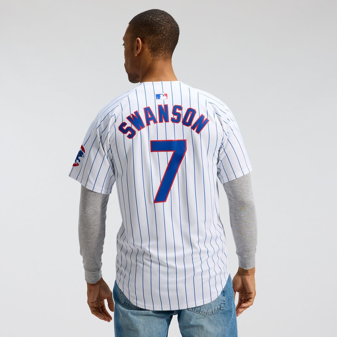 Chicago Cubs Nike Dansby Swanson Home Limited Baseball Jersey - White