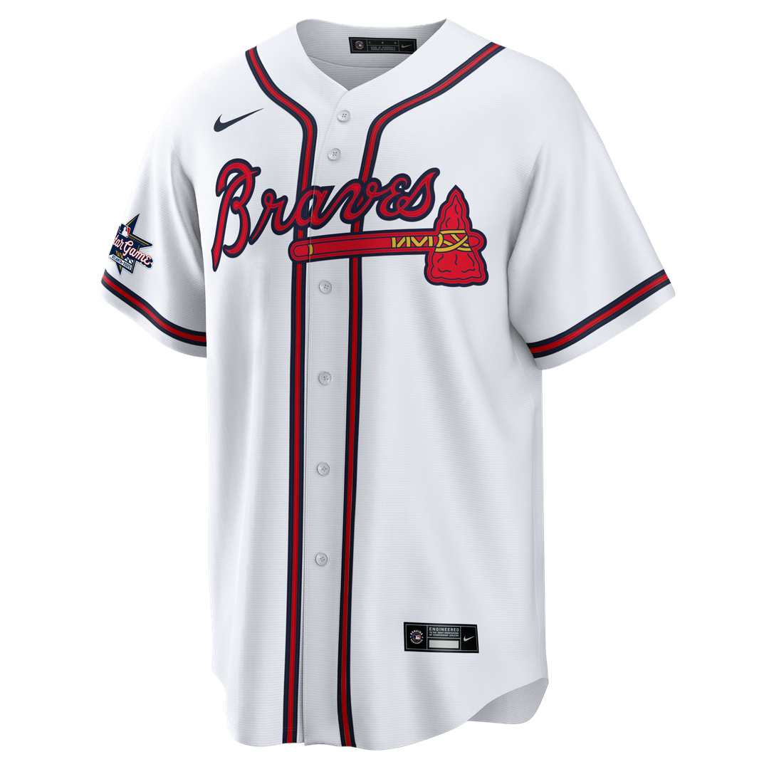 Atlanta Braves Nike Home Replica Team Baseball Jersey - White